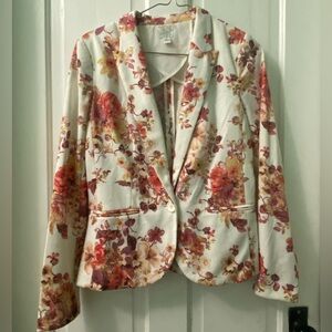 Lauren Conrad Floral Blazer - Size 2